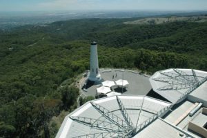 North view of the Summit and Flinders Column from the Fire Tower