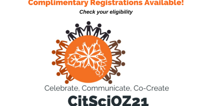Complimentary registration to #CitSciOz21
