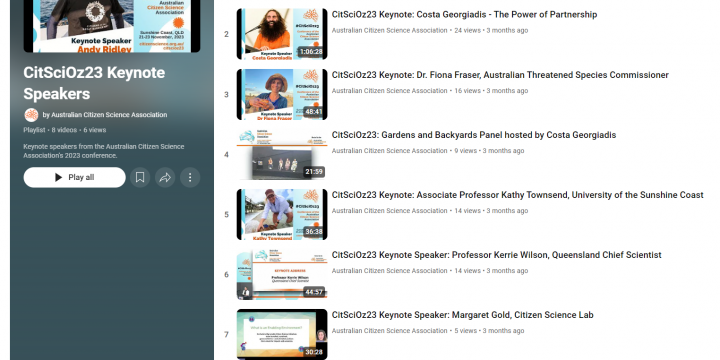 Relive #CitSciOz23 on the ACSA YouTube channel