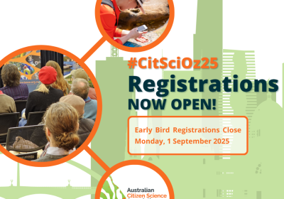 CitSciOz25 Open for Contributions and Registrations